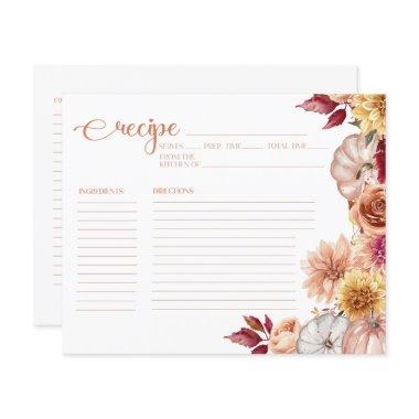 Fall Floral  Recipe