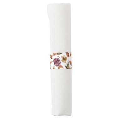 Fall Floral Napkin Band