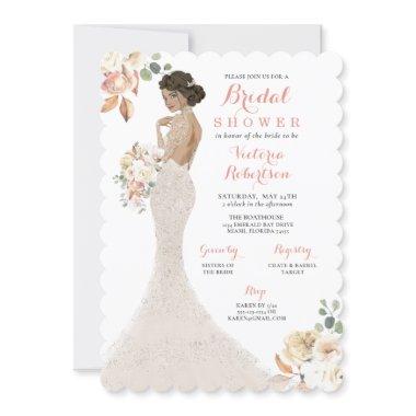 Fall Glam Bride in Gown