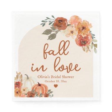 Fall in Love Autumn Pumpkin Boho  Napkins
