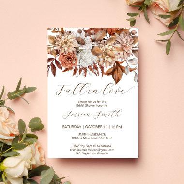 Fall in love boho brown flowers