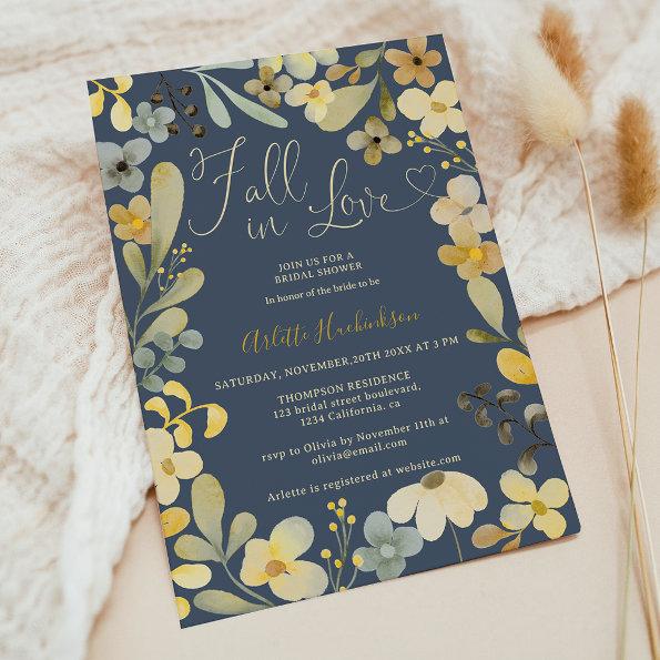 Fall in love boho floral autumn chic