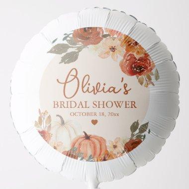 Fall in Love Boho Terracotta Pumpkin  Balloon
