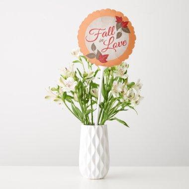 Fall in Love Bridal Shower Centerpiece Balloon