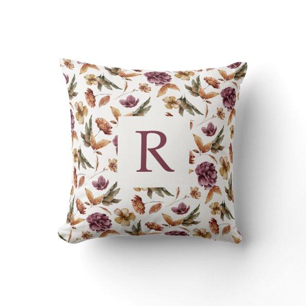 Fall In Love Bridal Shower Throw Pillow