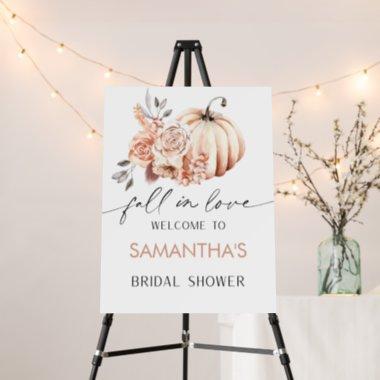 Fall in Love Bridal Shower Welcome Sign Boho