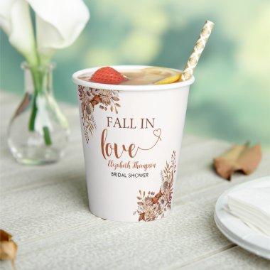 Fall in Love Cute Fall  Paper Cups
