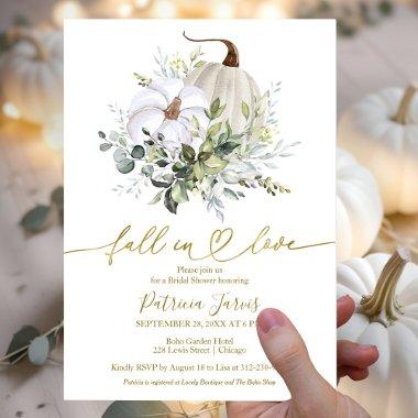 Fall In Love Greenery Pumpkin Fall
