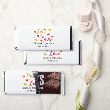 Fall In Love Hershey Bar Favors