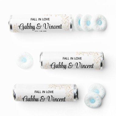 Fall in Love Maple Leaf Edge Wedding Favor