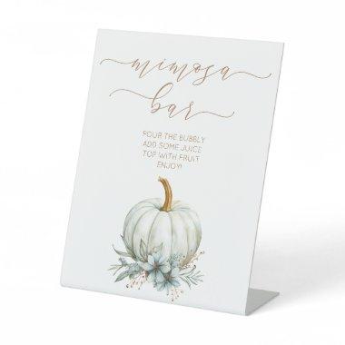 Fall In Love Mimosa Bar Pedestal Sign