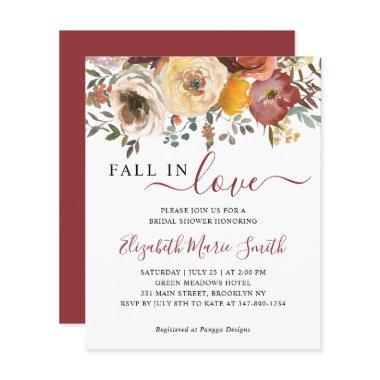Fall in Love Red Floral