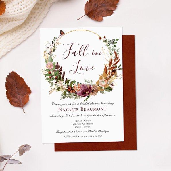 Fall in Love Rustic Floral
