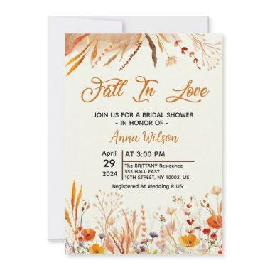 fall in love Rustic watercolor