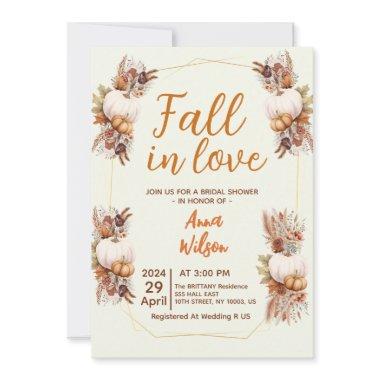 fall in love white pumpkin pampas