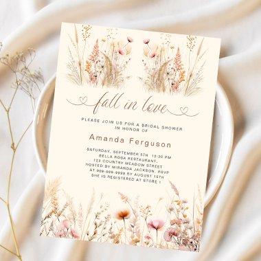 Fall in love wildflower boho budget