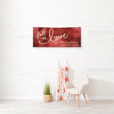 Fall in Love with Autumn | Apple Red  Banner