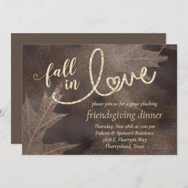 Fall in Love with Autumn | Elegant Friendsgiving Invitations