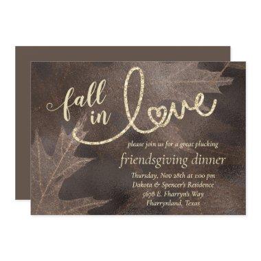 Fall in Love with Autumn | Elegant Friendsgiving Invitations