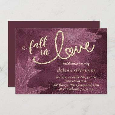 Fall in Love with Autumn | Mulberry Bridal Shower Invitations