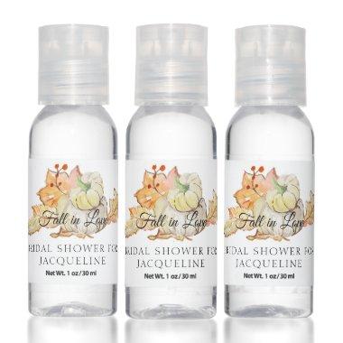 Fall Leaf Foliage White Pumpkin  Hand Sanitizer