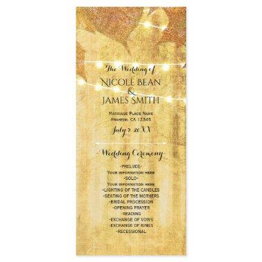 Fall Leaves Golden Autumn Rustic Woods Program