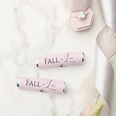 Fall Love Blush Pink Pumpkin Rustic Bridal Shower Breath Savers® Mints