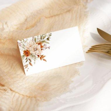 Fall Modern Burnt orange Wedding Place