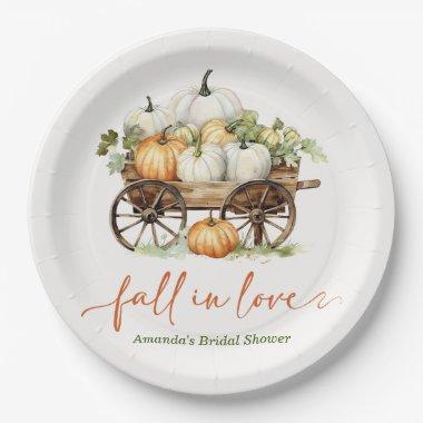 Fall Pumpkin  Paper Plates