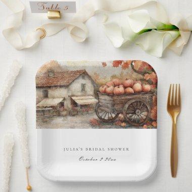 Fall Rural Scene  Pap. Plates