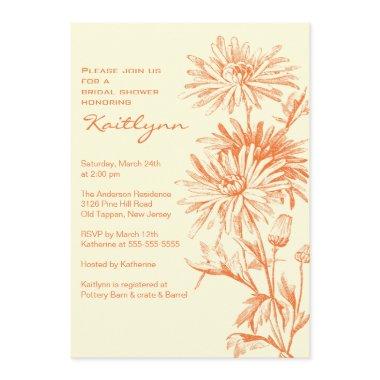 Fall Rust & Cream Floral