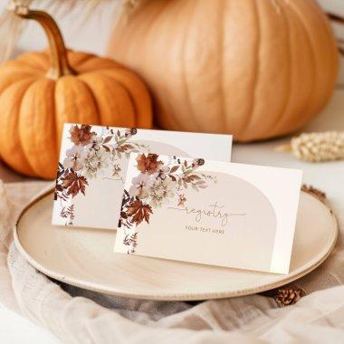 Fall rustic  registry enclosure