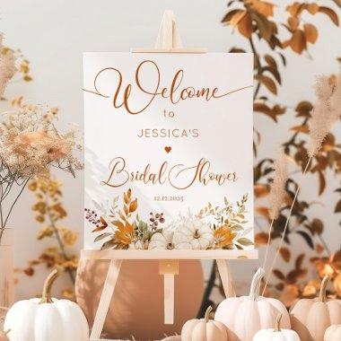 Fall rustic pumpkins  welcome foam board