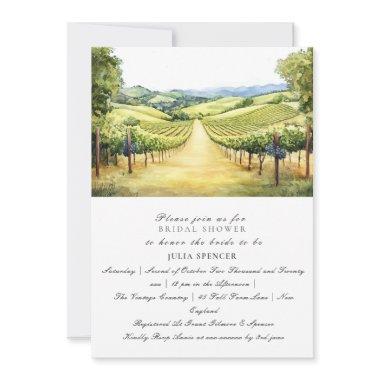 Fall Vineyard Landscape