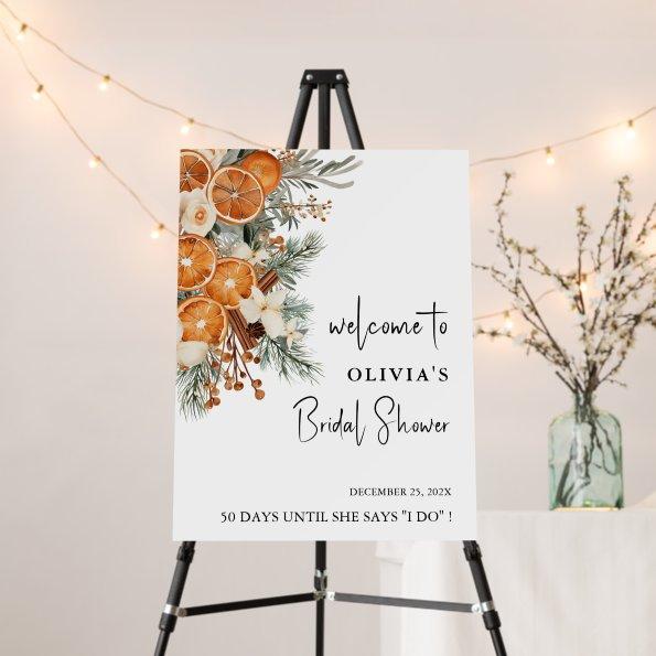 Fall Winter Welcome  Foam Board