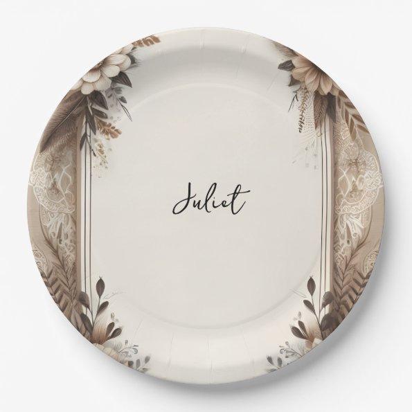 Fall Wood Paperie Recycled Paper  Paper Plates