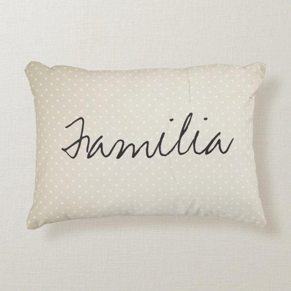 Familia Poka Dot Decorative Pillow