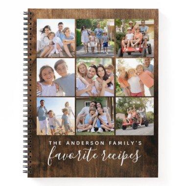 Family Favorites Photo Collage Recipe Book