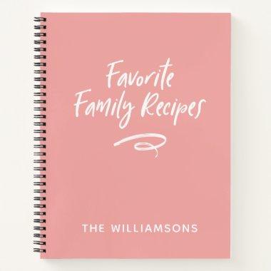 Family Recipe Book Cookbook