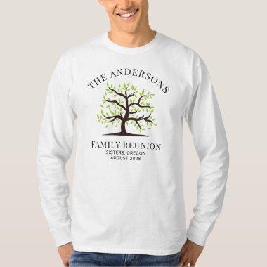 Family Reunion Genealogy Tree Matching Custom T-Shirt