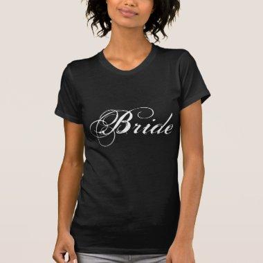 Fancy Bride On Black T-Shirt