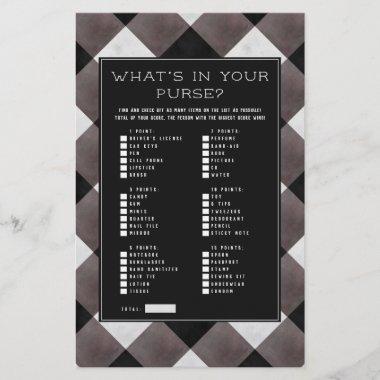 Farmhouse What's in Your Purse Bridal Shower Game