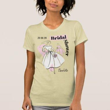 Fashion Bride Neutral Group Bridal Shower T-Shirt