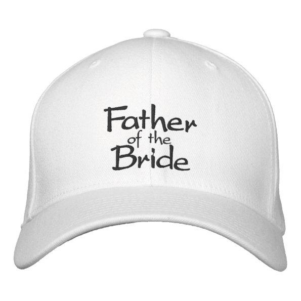 Father of the Bride Stylish Embroidered Baseball Hat