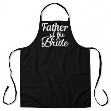 Father Of The Bride Wedding Family Matching Apron