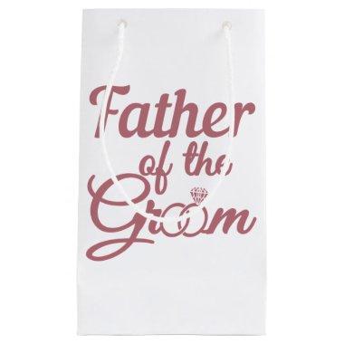 Father Of The Groom Wedding Family Matching Small Gift Bag