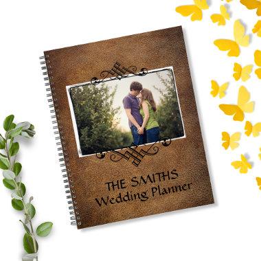 Faux Leather Photo Wedding Planner