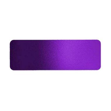 Faux Silk Purple Solid Lable Label