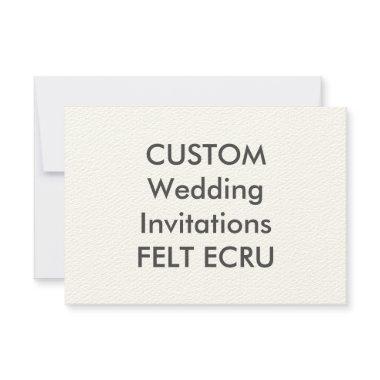 FELT ECRU 110lb 6.25" x 4.5" Wedding