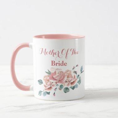 Feminine Blush mother of the bride Watercolor Mug